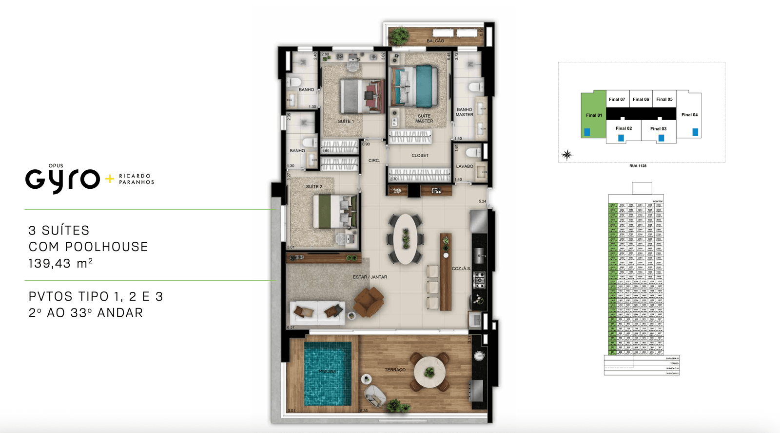 APARTAMENTO 3 SUITES - SETOR MARISTA - GYRO RICARDO PARANHOS